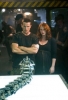 Christian Bale (John Connor) y Bryce Dallas Howard (Kate)  en una escena de "Terminator Salvation"